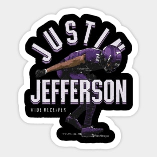 Justin Jefferson Minnesota Celebration Sticker